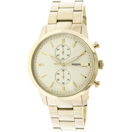 Bracelet de montre Fossil FS5348 Acier inoxydable Plaqué or 22mm